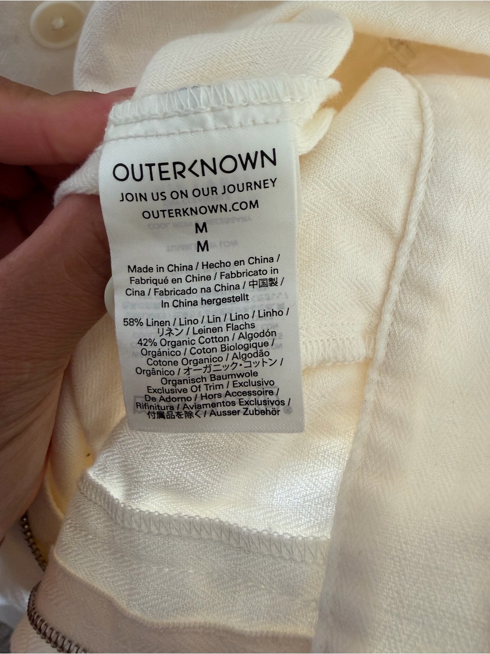 Outerknown Linen Blend Jumpsuit - Picture 6 of 6